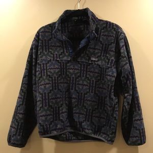 Vintage patterned Patagonia synchilla pullover